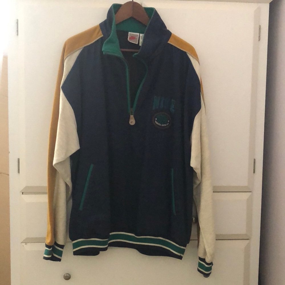 vintage nike half zip
